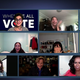Image for article titled Conan helps Michelle Obama Zoom-bomb her voter registration army